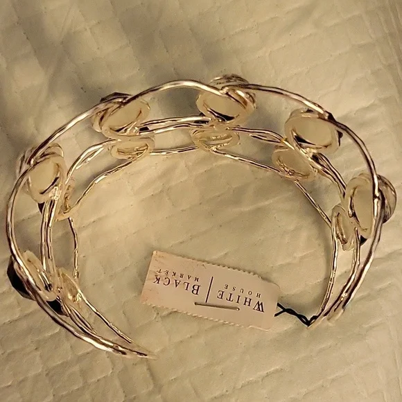 White House Black Market silver and Black Bracelet
Wore 1 x. - Picture 7 of 7